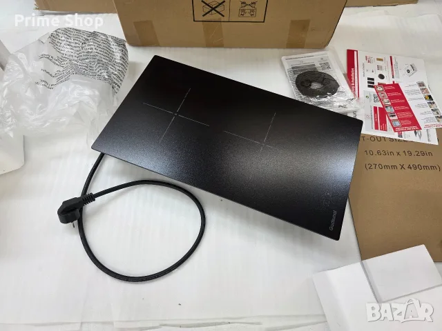 ИНДУКЦИОНЕН плот за вграждане Gudsunal с 2 зони, 3600W и сензорно управление, снимка 10 - Котлони - 55536620