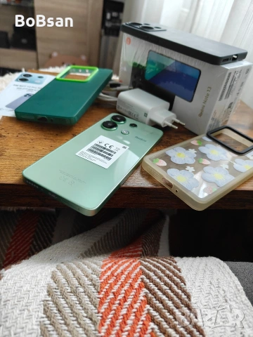 Redmi Note 13 6+6/128 Mint Green, снимка 2 - Xiaomi - 54678920