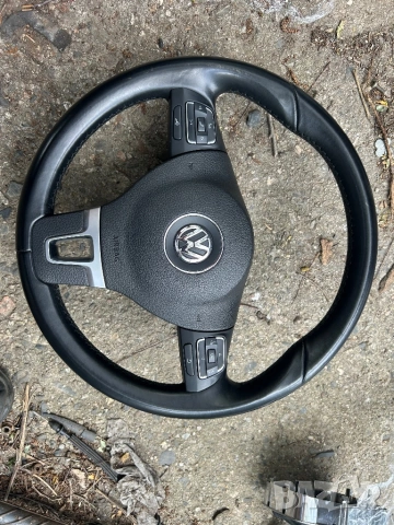 волан за VW Passat Golf Sharan Touran 3CB419091BE кожен мулти копчета бутони airbag