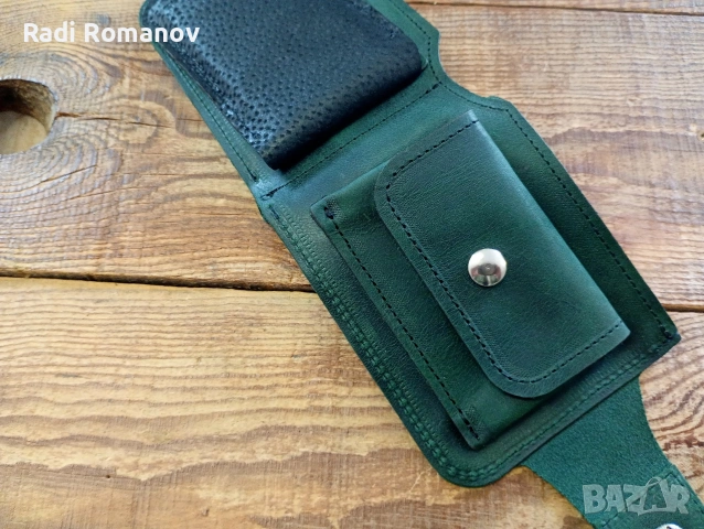 Ръчно изработен мъжки кожен портфейл , снимка 5 - Портфейли, портмонета - 54202572