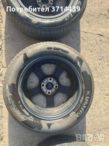 Летни гуми (KUMHO 205/60R16 ДОТ25) на алуминиеви джанти (AUTEC 63.3 ET), снимка 8 - Гуми и джанти - 54371359