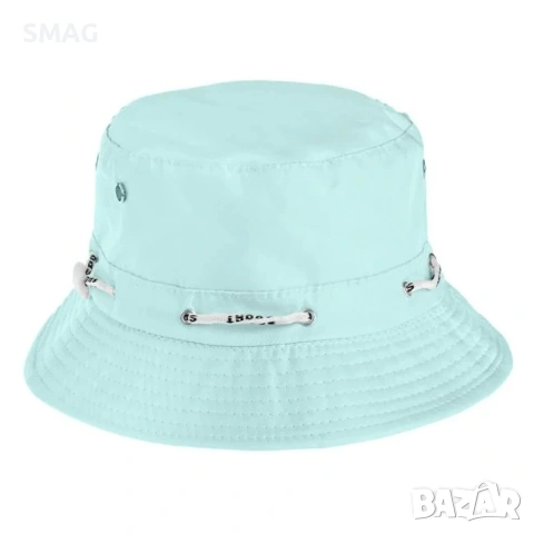 Дамска bucket шапка ментов цвят с бял шнур_1235509