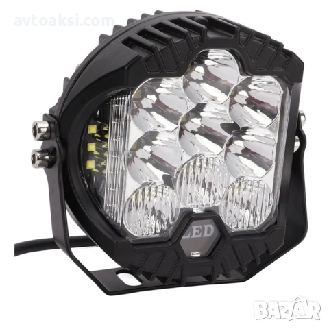Халоген/Боен Фар с двоен LED дизайн 12/24V-63510, снимка 3 - Аксесоари и консумативи - 54503798