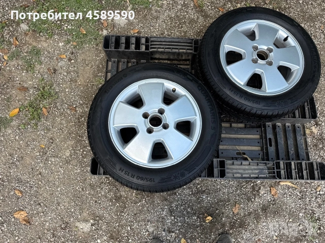 2бр.НОВИ Резервни гуми+АЛУМИНИЕВИ ДЖАНТИ 15цола 4x100-Opel,Chevrolet,Fiat, снимка 5 - Гуми и джанти - 55283236
