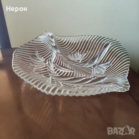 Кристална фруктиера, снимка 8 - Сервизи - 55428006