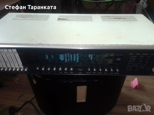 Усилвател със радио тунер SABA 1973 година производство., снимка 8 - Ресийвъри, усилватели, смесителни пултове - 54878968