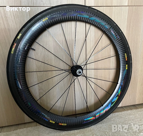 Карбонови калпи MAVIC Cosmic SLE / CXR 60 (Exalith 2) + гуми Pirelli, снимка 2 - Части за велосипеди - 55101254