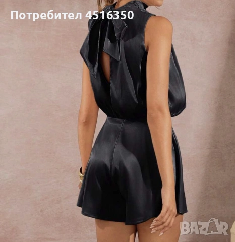 дамски гащеризон черен, снимка 2 - Гащеризони - 55176078