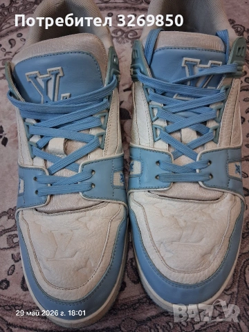 Louis Vuitton LV Trainer номер 44 ( 28.5 см.) , снимка 10 - Маратонки - 54714159