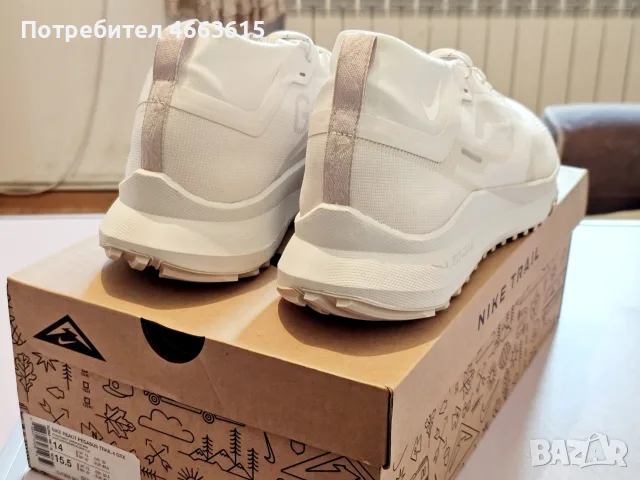 Чисто нови ! Мъжки маратонки Nike React Pegasus Trail 4 GTX (Gore-Tex) – Номер 48.5 !, снимка 3 - Маратонки - 55366267