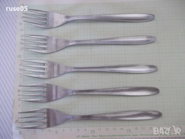 Лот от 5 бр. вилици "ROSTFREI"