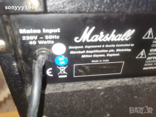 MARSHALL MG10CD 2307262033L4, снимка 18 - Ресийвъри, усилватели, смесителни пултове - 55397415