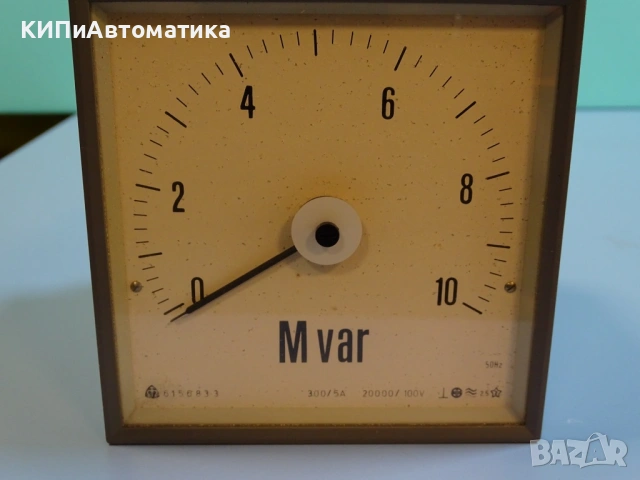 варметър M var 0-10 300/5A 20000/100V Mvarmeter, снимка 2 - Резервни части за машини - 54424952
