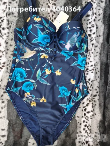 Ted Baker цял бански S/M, снимка 3 - Бански костюми - 55413649