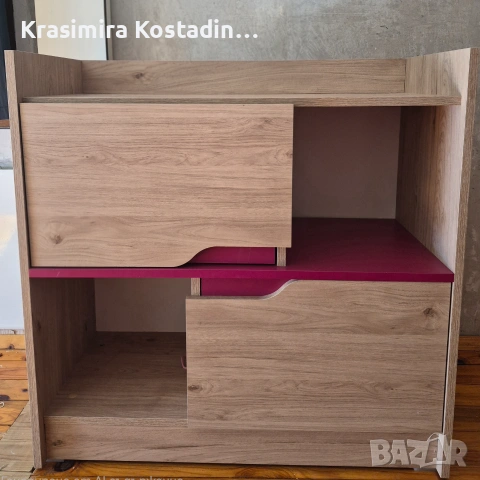 Продавам детско обавеждане - легло, гардероб, шкаф,бюро, снимка 2 - Мебели за детската стая - 55236556