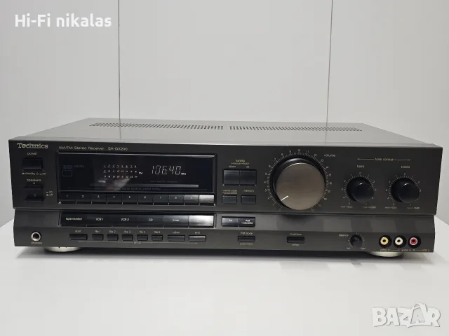 ретро Hi-Fi стерео усилвател FM радио ресийвър TECHNICS SA-GX200