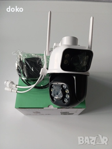 Wifi въртяща камера с iCSee приложение, снимка 3 - Камери - 54385289