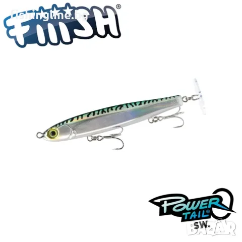 Fiiish Power Tail Shallow 90mm 14g – потъващ воблер за лаврак, лефер, щука и распер, снимка 3 - Такъми - 55388862