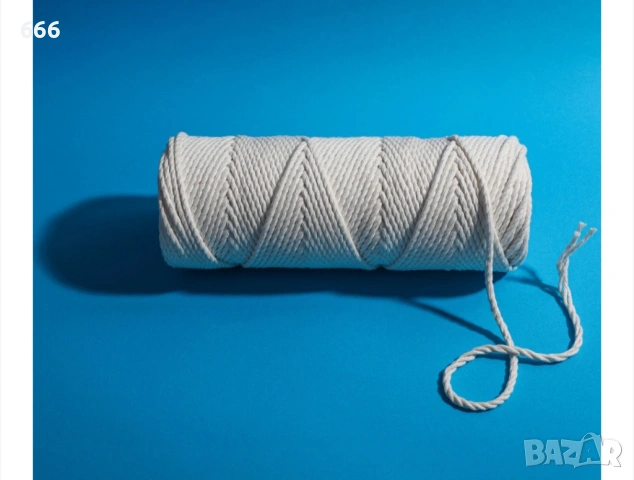 Памучен шнур за макраме на марката Creative Deco, предназначен за декорация и занаяти