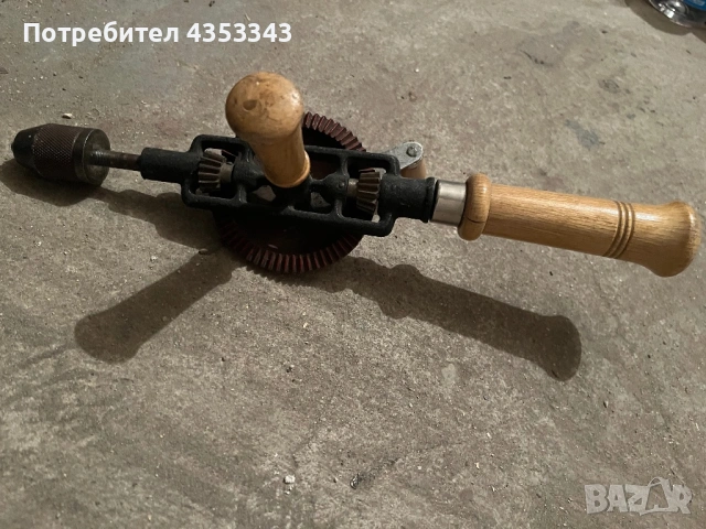 Ръчна дрелка, снимка 4 - Антикварни и старинни предмети - 54413925