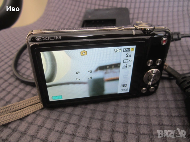Компактен фотоапарат Casio Exilim EX-S12, снимка 5 - Фотоапарати - 54582272