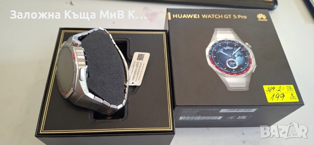 Huawei Watch GT 5 PRO titanium 00449-26 Чисто нов, снимка 2 - Смарт часовници - 55031658