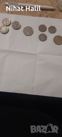 Стари колекционерски монети английски 