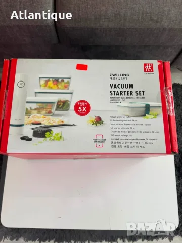 Стъклени вакуумни кутии с вакуум помпа ZWILLING Fresh & Save, снимка 2 - Кутии за съхранение - 55467673