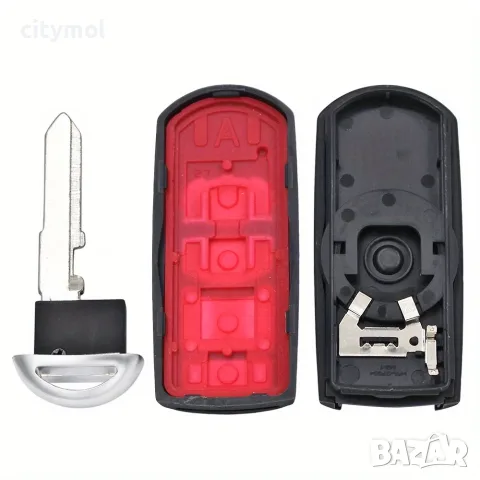 Кутийка за ключ с 2 бутона за Mazda 2, 3, 5, 6, CX3, CX5, CX7 и CX9, снимка 3 - Аксесоари и консумативи - 55466274