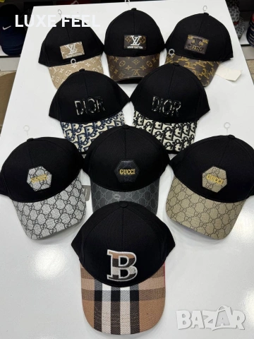 FENDI 🔹alo🔹DIOR🔹 GUCCI 🔹 BURBERRY 🔹, снимка 5 - Шапки - 54191945