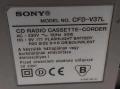 Sony CFD-V37L стерео радиокасетофон със CD плейър, снимка 8