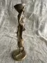 Старинна бронзова масивна статуетка, снимка 2