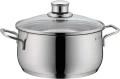   НОВА WMF Diadem Plus Тенджера 24см 6.5 литра с капак + 16см 1.5 литра, снимка 2