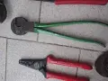 Кербовачни щанцови клещи klauke knipex bahco, снимка 11