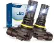 Sinoparcel Premium HB3 9005 LED крушка за фарове, 800% по-ярка, 6500K бяла, снимка 1