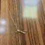 Златен синджир с висулка "Безкрайност" 14K – 1.81 г, снимка 4