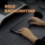 Безжична мини клавиатура с подсветка / Perixx PERIBOARD-732, снимка 3