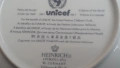 Колекционерска порцеланова чиния на Unicef (Children of Europe), снимка 3