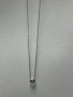 Златно колие 14 карата бяло злато 1,28 грама , снимка 2