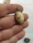 Стар сребърен медальон с камея , снимка 4