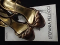 официални сандали и чехли Stefania Pellicci 36 с истински камъни сваровски като нови, снимка 2