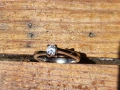 18к Пръстен бяло злато 2g с 0.18ct диамант VS1, снимка 11