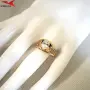 Пръстен с 14К златно покритие 224941, снимка 4