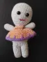 Плетена играчка момиченце, снимка 1