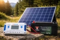 ПРОМО Соларен панел 180W +соларен контролер+тягов акумулатор,слънчево зарядно., снимка 1