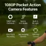 Acuvar Mini Clip-On телесна камера 1080P с 360° , снимка 4