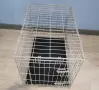 НОВА метална сгъваема клетка за куче 77x50x54см за транспорт и стационар, снимка 7