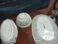 Автентичен комплект винтидж изделия от италиански порцелан/майолика от Басано , снимка 11