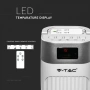 Стоящ Вентилатор 55W С Дисплей И Дистанционно Бял - ПРОМОЦИЯ, снимка 6