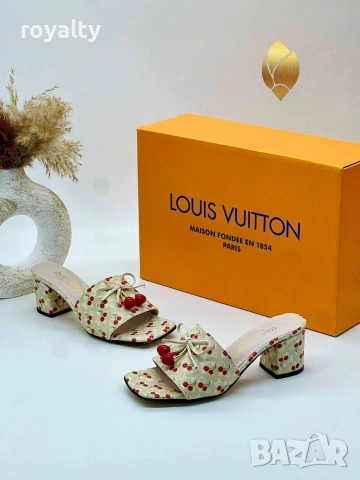 Louis Vuitton Нови Дамски Чехли Различни Цветове , снимка 7 - Чехли - 55129467